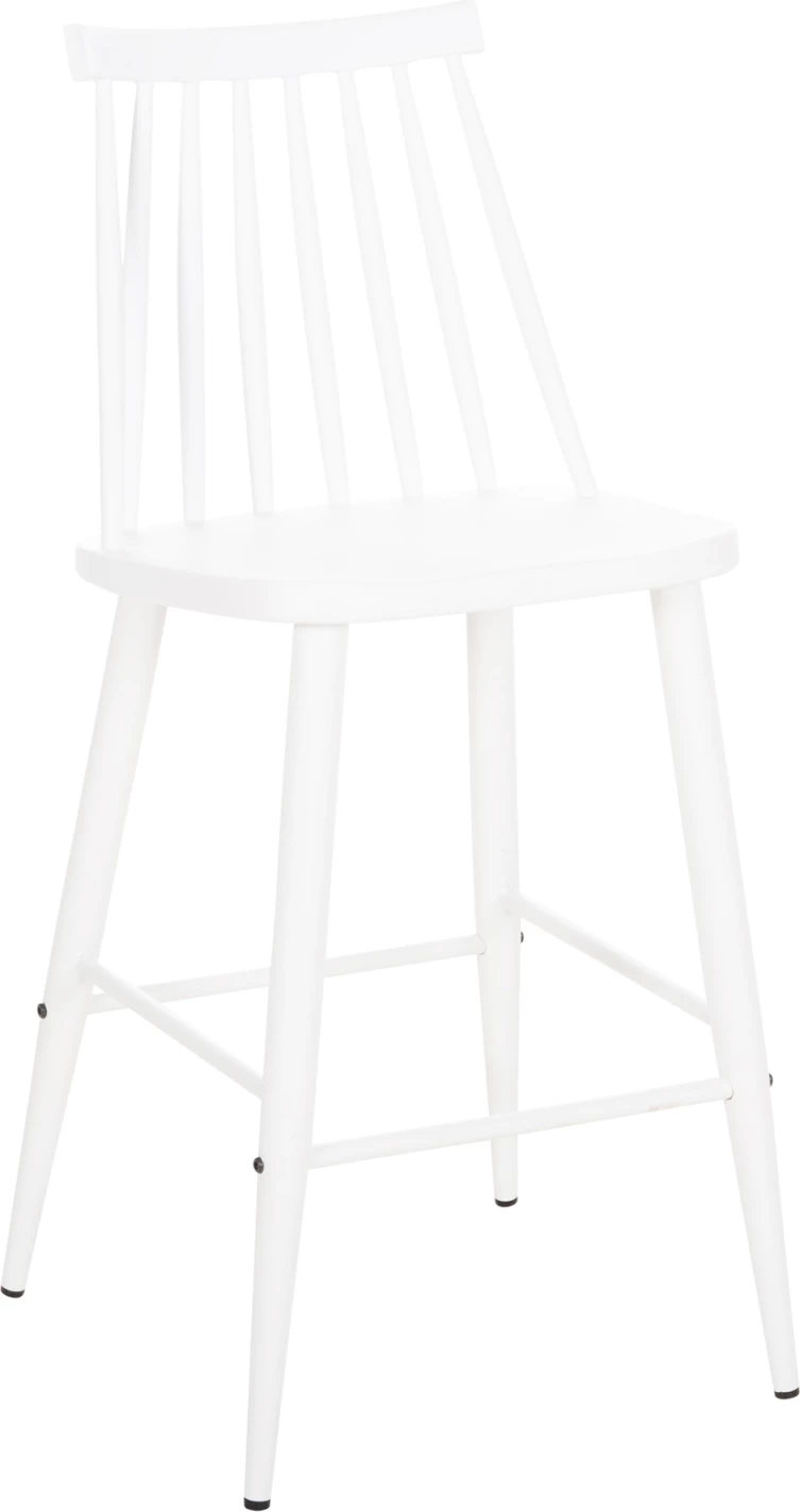 Karrige për bar mesatare Vanessa FH9300.11 polipropilenë & metal-bardhë 45,5x46x97Hcm., set prej 2 copë