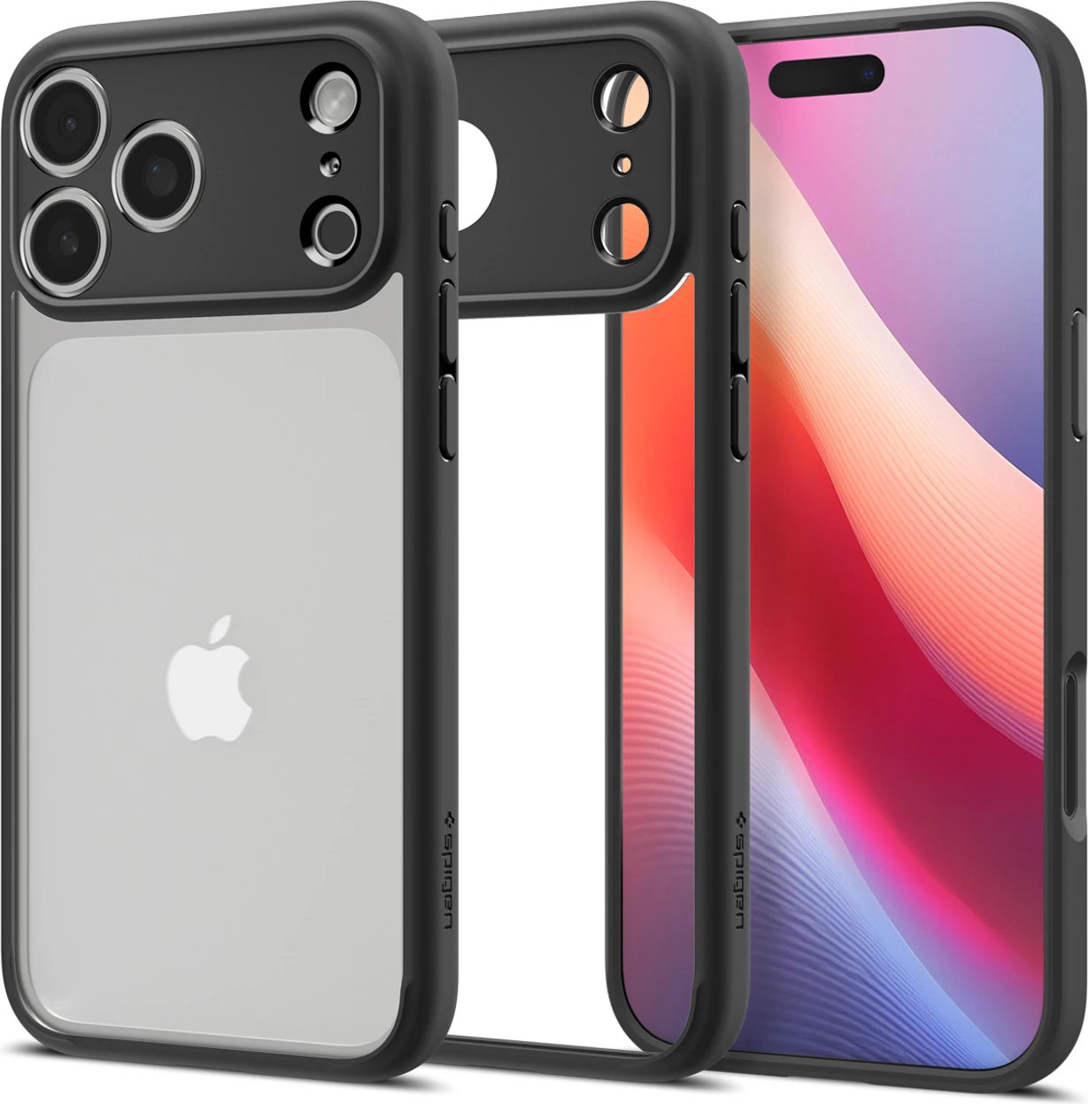 Mbështjellës Spigen Ultra Hybrid për iPhone 17 Pro, Matte Black
