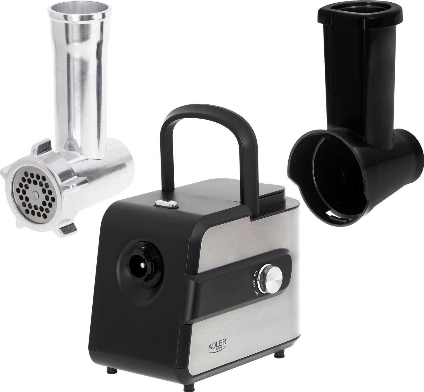 Makinë mishi Adler AD 4813, e zezë-argjendtë