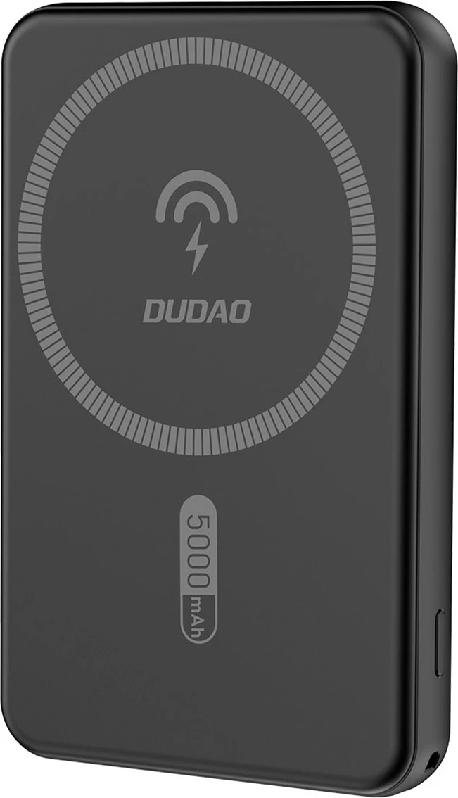 Powerbank Dudao K14S, 5000mAh, MagSafe, USB-C/USB-A, e zezë