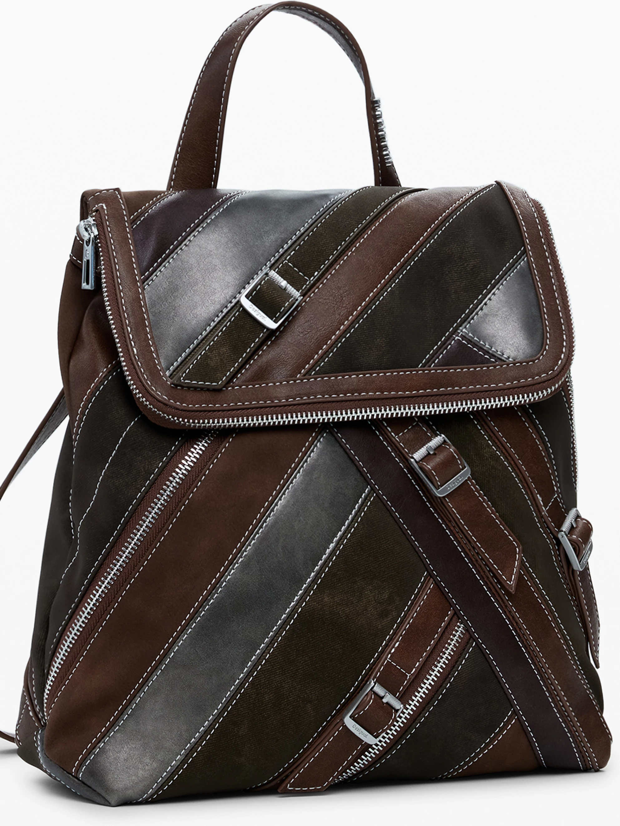 Çantë shpine për femra DESIGUAL Fibonacci Hampton Mini Backpack, kafe