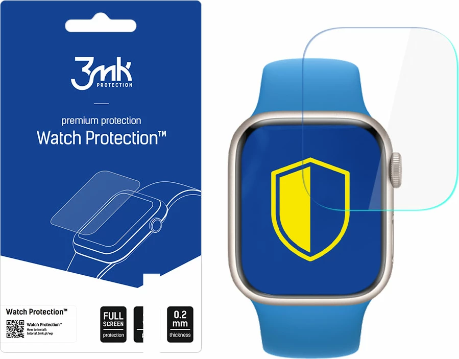 Mbrojtës ekrani për Apple Watch 7 41mm, 3mk Protection Watch Protection ARC+, transparent