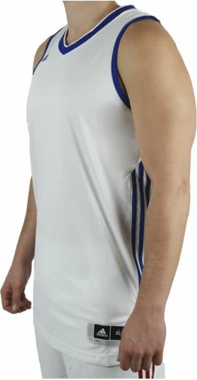 Fanellë adidas për meshkuj, e bardhë