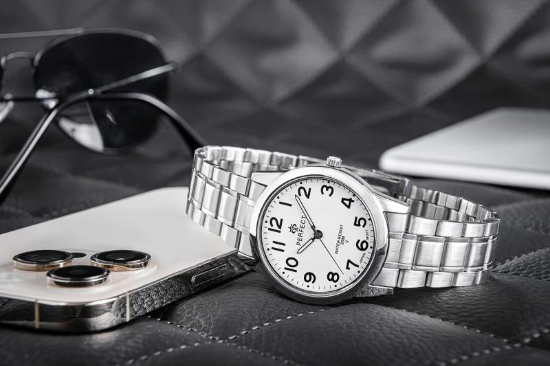 Orë dore për meshkuj PERFECT R50-01, e zezë