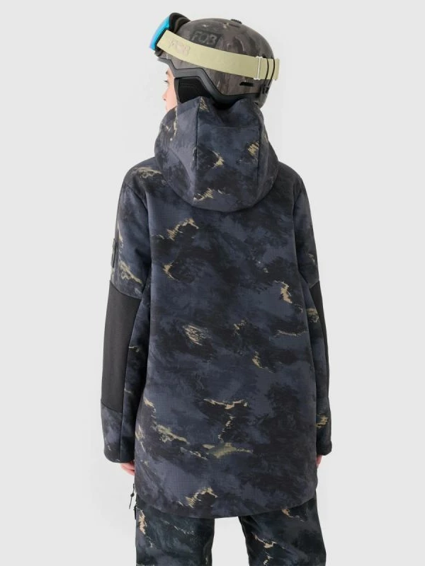 Jakne snowboardi për femra 4f, e zezë