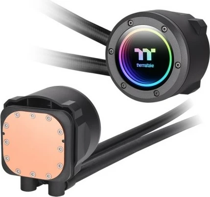 Ftohës i lëngshëm Thermaltake TH280 V2 ARGB, 280mm, 14 cm, i zi