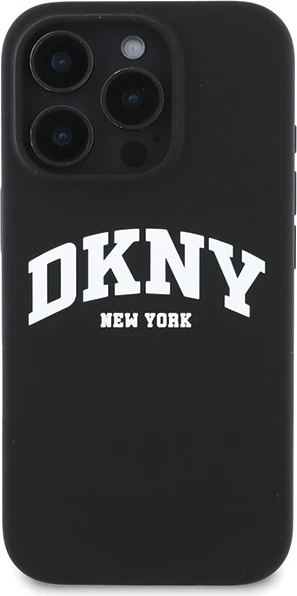 Mbështjellës DKNY për iPhone 16 Pro Max, silikon, MagSafe, i zi
