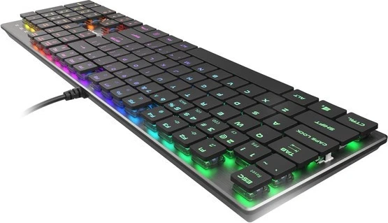 Tastierë Genesis Thor 420, RGB, mekanike, USB, argjendtë