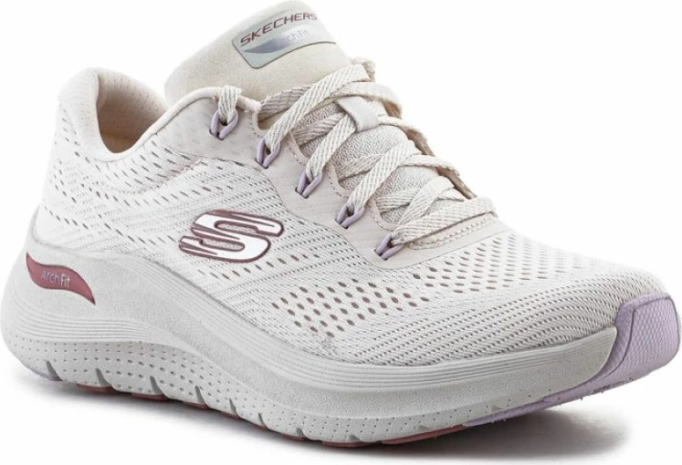 Atlete për femra Skechers, ngjyrë krem