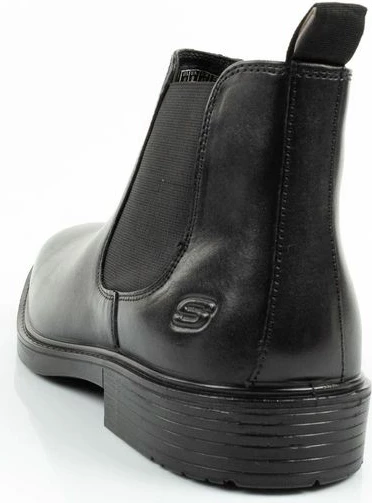 Çizme Chelsea për meshkuj Skechers, lëkurë