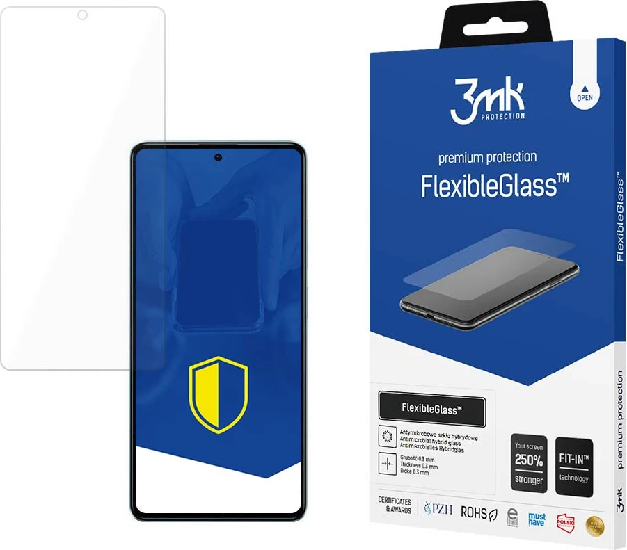 Xham mbrojtës ekranit 3mk FlexibleGlass për Poco X5 5G / Redmi Note 12 5G, Transparent