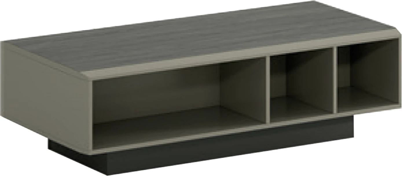 Tavolinë për mysafirë, seria Lux, ngjyrë mocha dhe hiri, 134x70x41 cm, FH2125