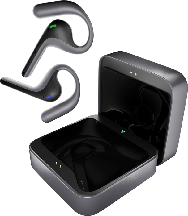 Kufje Timekettle W4 Pro, përkthim në kohë reale (thirrje/meeting/multimedia), 43 gjuhë/96 aksente, offline 13 çifte, me kuti karikimi, zi