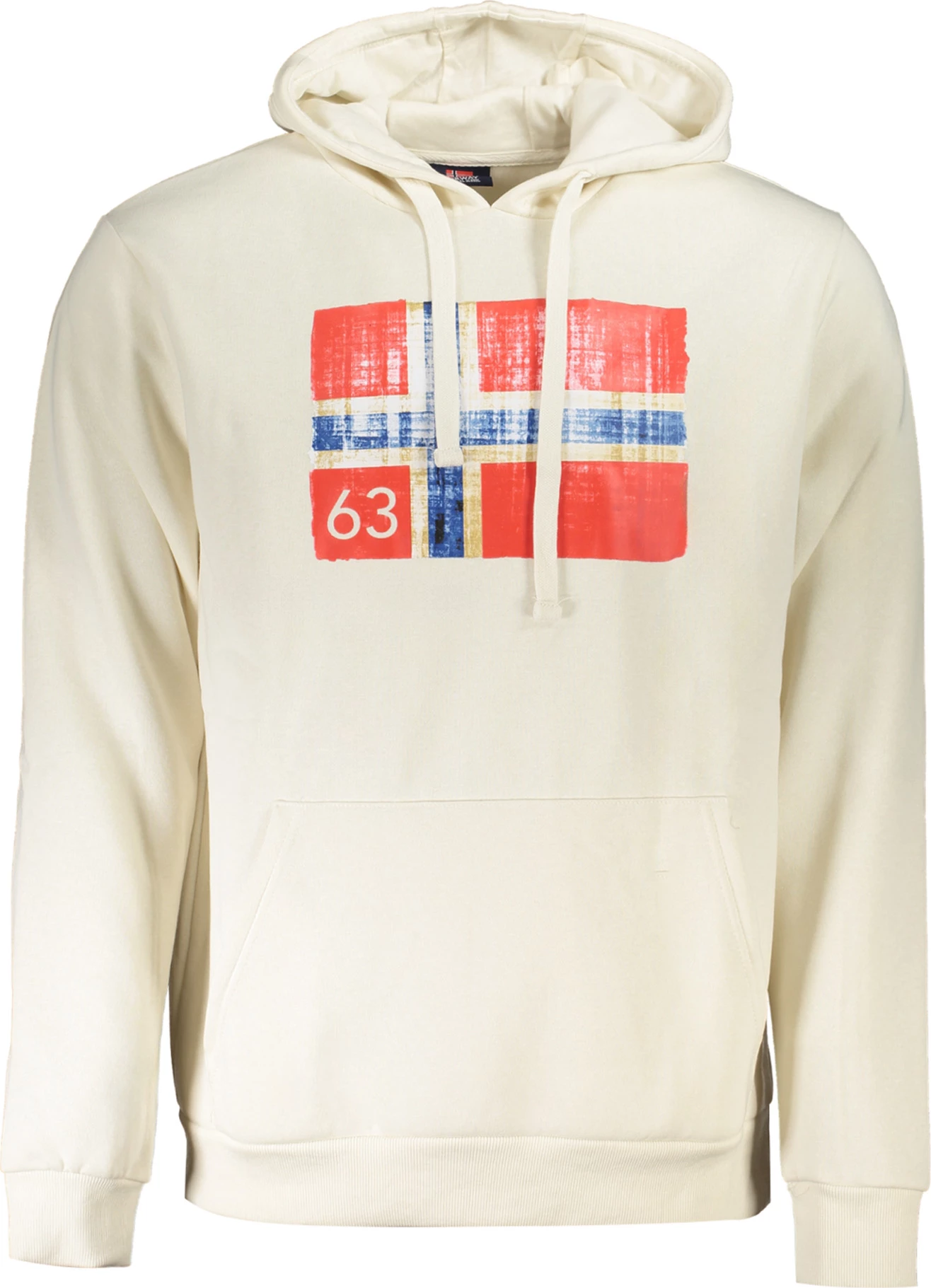 Duks me kapuç për meshkuj NORWAY 1963, i bardhë