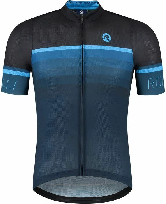 Maicë çiklizmi për meshkuj Rogelli, e zezë dhe kaltër