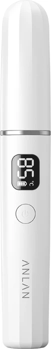 Përkulës elektrik për qerpikë, ANLAN, 08-AJMJ31-02A, 3 nivele temperaturë, ngrohje 15 s, bateri 400 mAh, USB, i bardhë