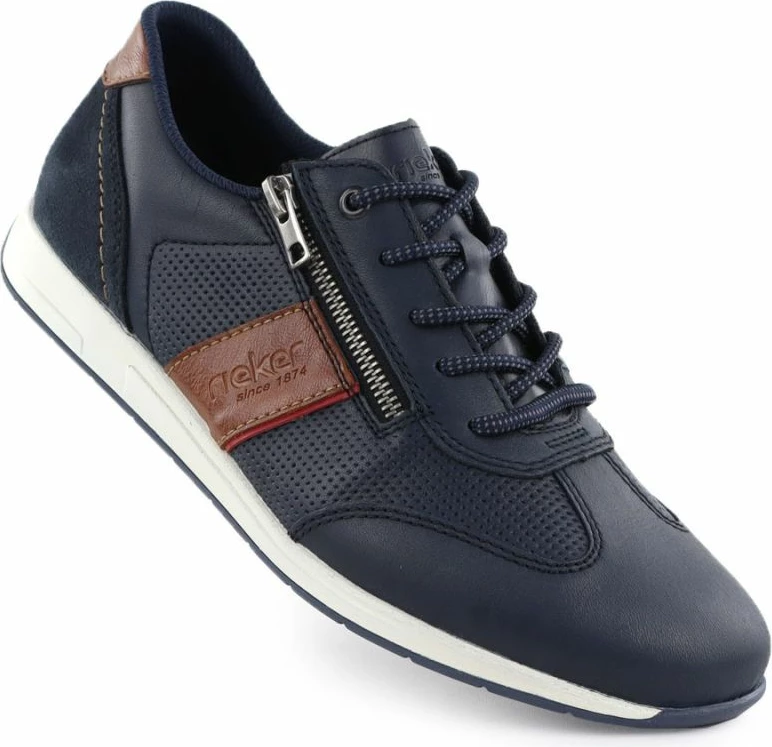 Këpucë për meshkuj Rieker, navy blue