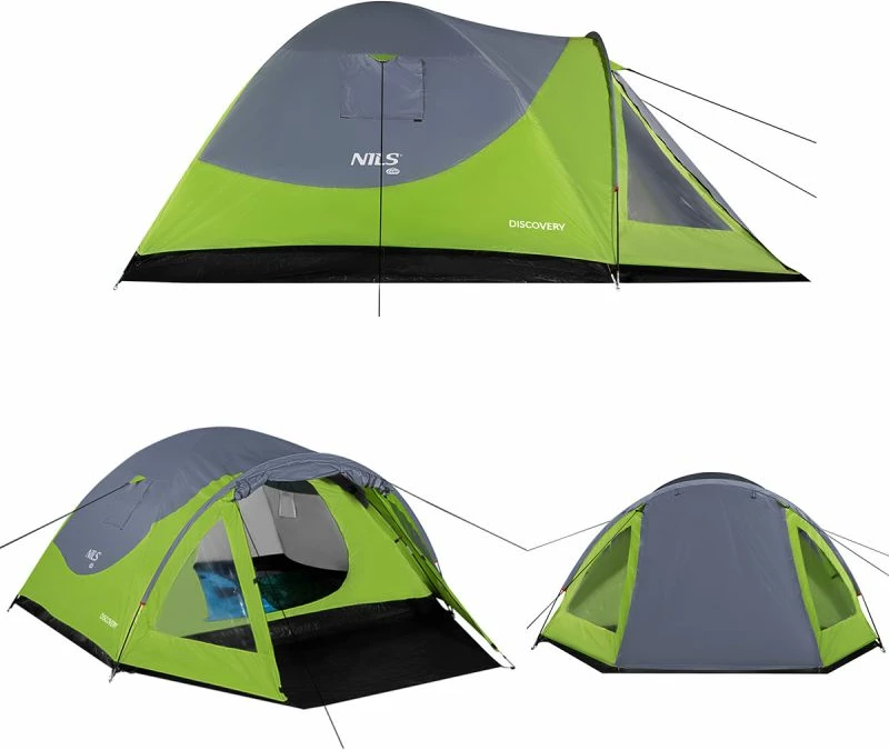 Tendë Nils Extreme NC6006, gri/jeshile