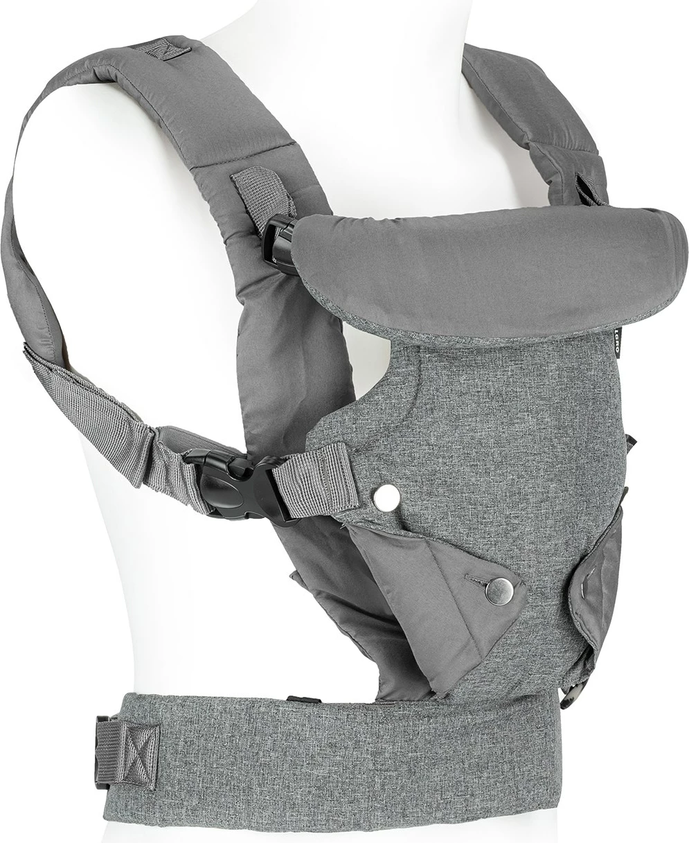 Mbajtëse për bebe, Evila Originals, e rehatshme, ngjyrë gri