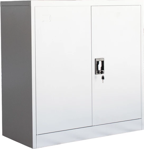 Dollap metalik Armon I, ngjyrë gri e çelët, 90x40x90cm