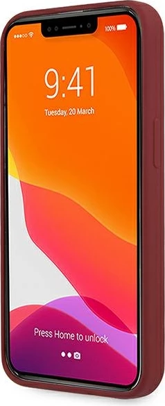 Mbështjellës Mercedes MEHCP13LSILRE për iPhone 13/13 Pro 6.1", Silikon, Kuq