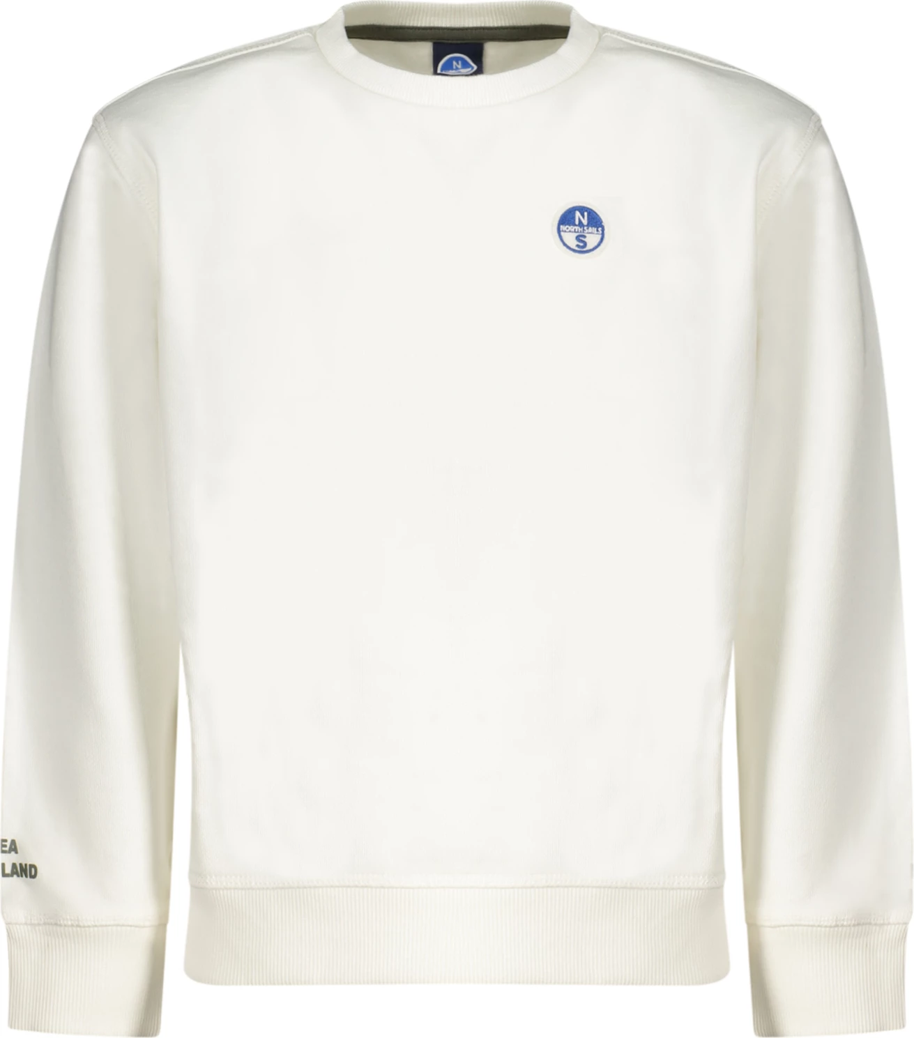 Duks për djem NORTH SAILS me zíper, i bardhë