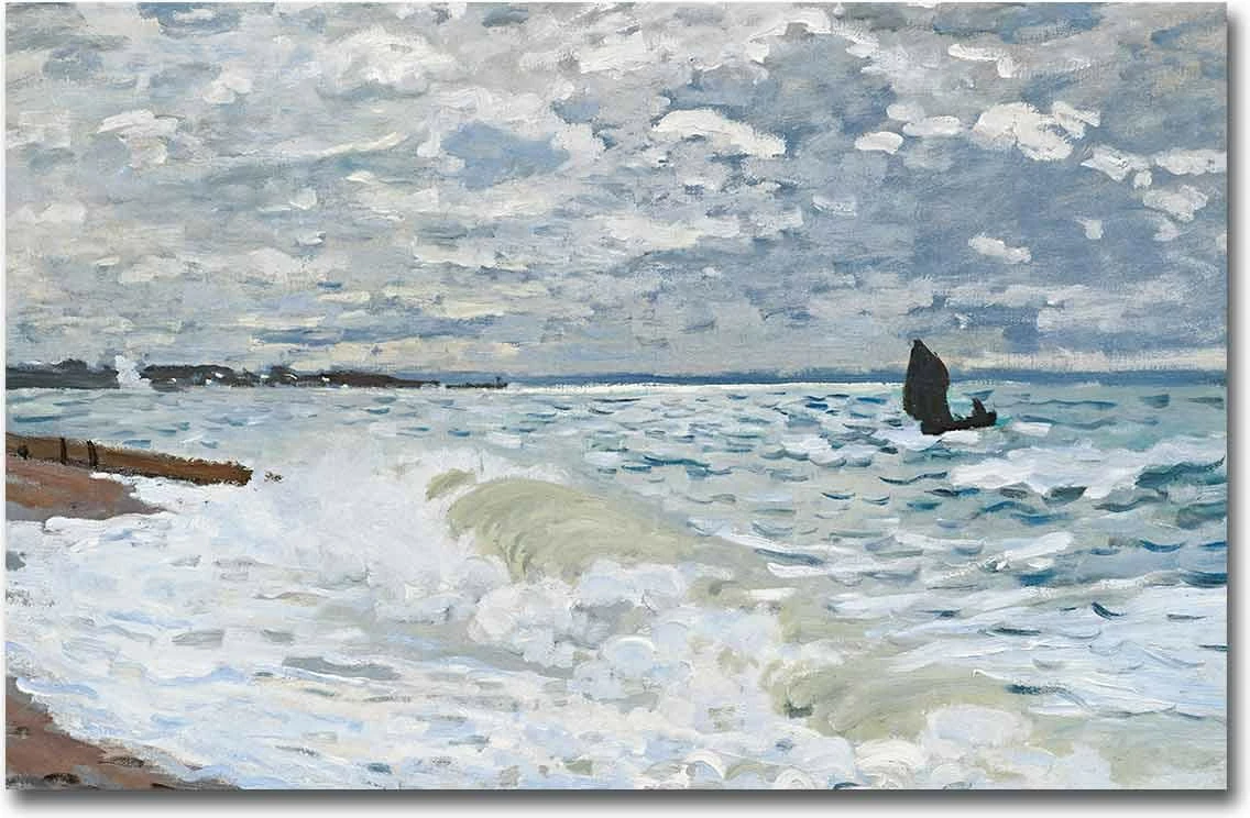 Pikturë dekorative në kanavacë, shumëngjyrëshe, FAMOUSART-11, 45x70cm