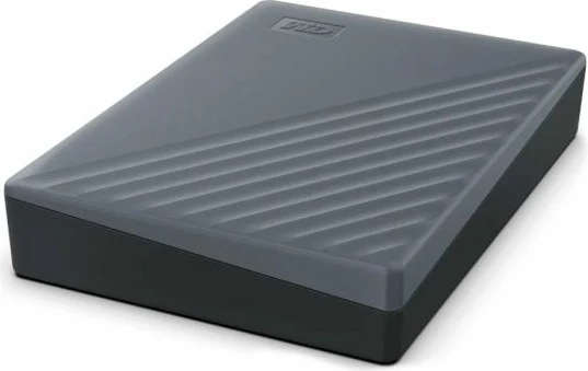 HDD i jashtëm WD My Passport WDBY3J0060BGY-WESN 6TB 2.5\" USB 3.2 Gen 1, Silicon Grey, set me kabllo USB-A në Micro-B