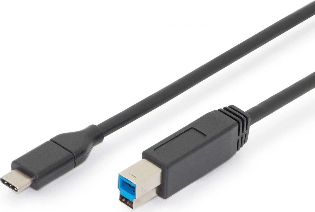 Kabllo Digitus USB-C në USB-B 1.8 m e zezë