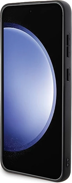 Mbështjellës Karl Lagerfeld Saffiano Karl&Choupette Pin për Samsung Galaxy S24+ S926, i zi