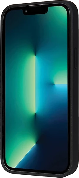 Mbështjellës Audi për iPhone 13 Pro Max, lëkurë sintetike, MagSafe, zi