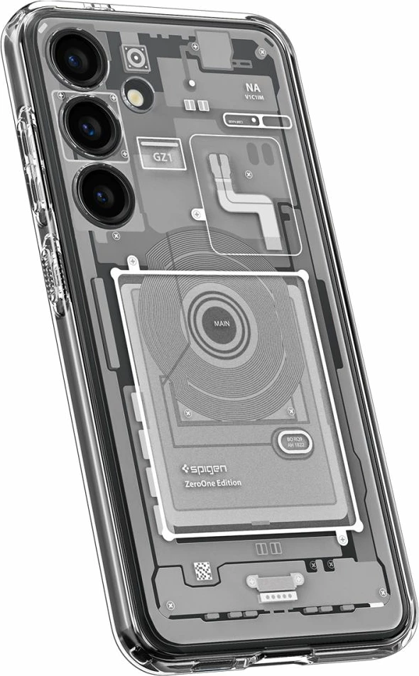 Mbështjellës Spigen Ultra Hybrid Zero One për Samsung Galaxy S24, Bardhë