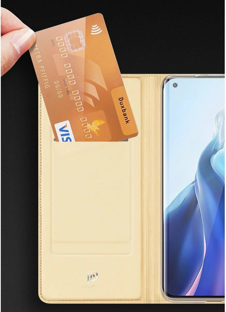 Mbështjellës Dux Ducis Skin Pro Bookcase për Xiaomi Mi 11, Blu