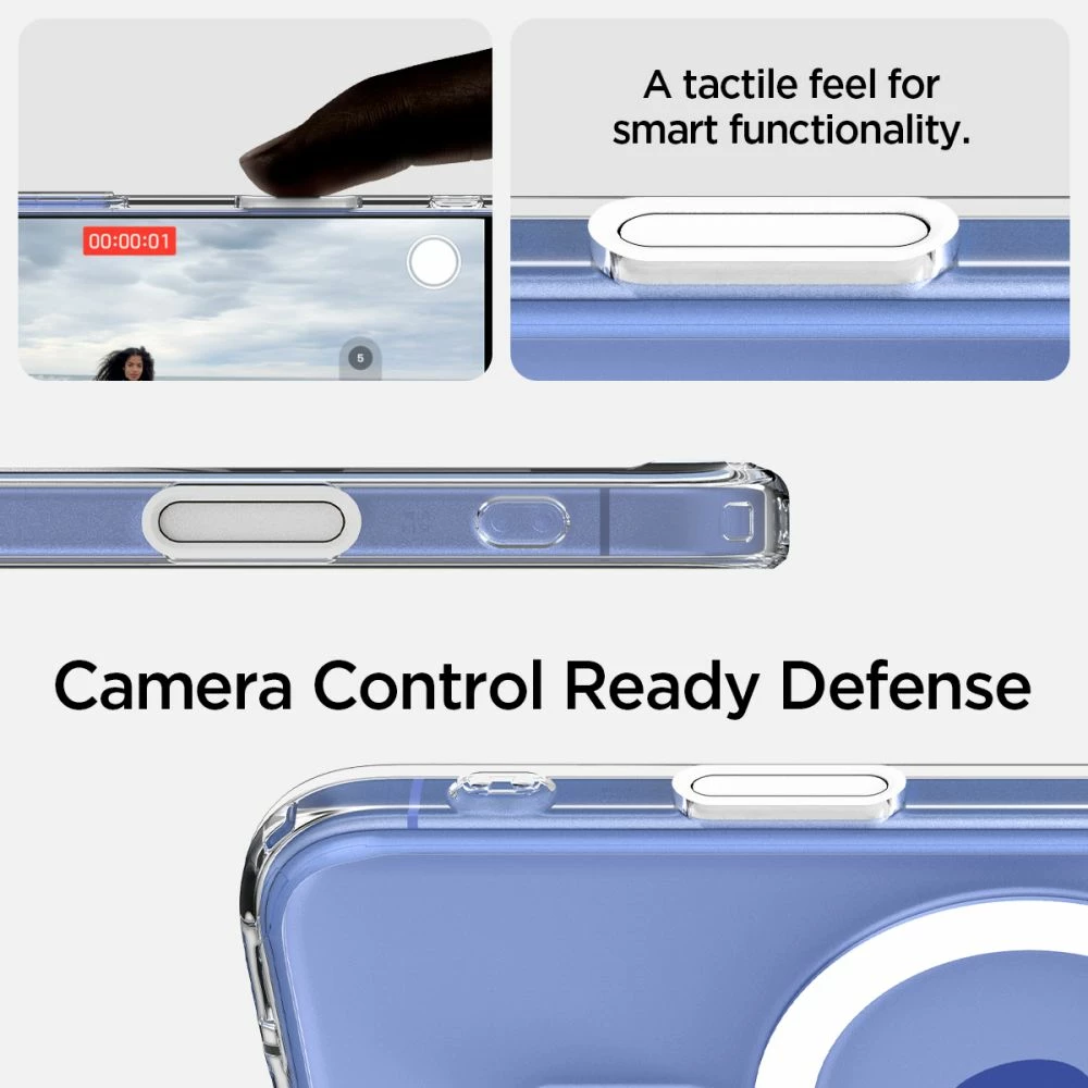 Mbështjellës Spigen Ultra Hybrid "T" MagSafe për iPhone 16, Bardhë