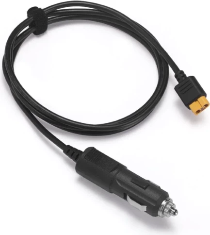 Kabllo karikimi 12V për veturë EcoFlow 5008004041, lidhës XT60, 1.5m, e zezë