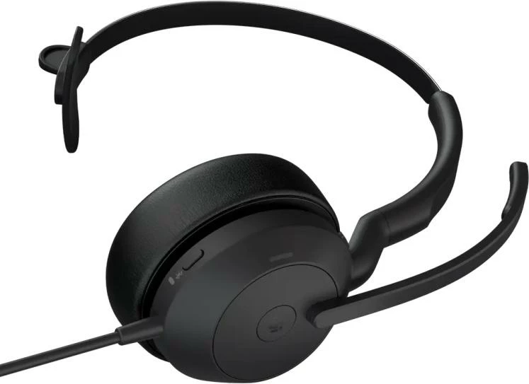 Kufje me mikrofon Jabra Evolve2 50 MS Mono 25089-899-799, me kabllo 1.5 m, të zeza