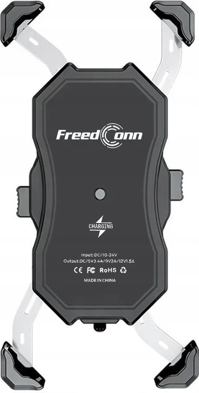 Mbajtës për celular FreedConn MC1W, me karikues induktiv, ngjyrë e zezë