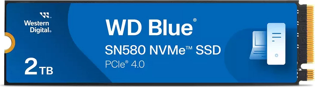 SSD Western Digital Blue SN580, 2 TB, M.2, 4150 MB/s