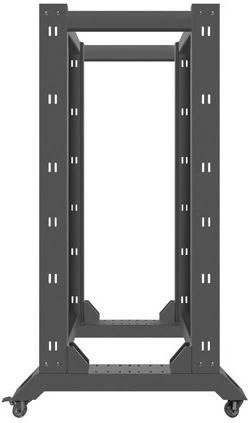 Raft i hapur Lanberg OR01-6827-B, 27U, 600x800mm, i zi