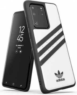 Mbështjellës Adidas OR Molded Case për Samsung Galaxy S20 Ultra, Bardhë e Zi