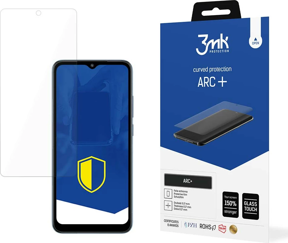 Mbrojtës ekrani 3mk ARC+ për Xiaomi Poco C50, transparent