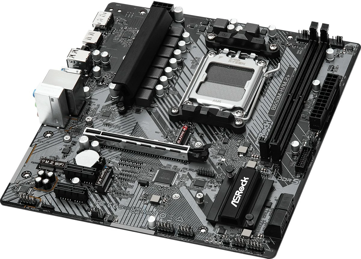 Pllakë amë ASRock B650M-H/M.2+, Socket AM5, DDR5, micro ATX