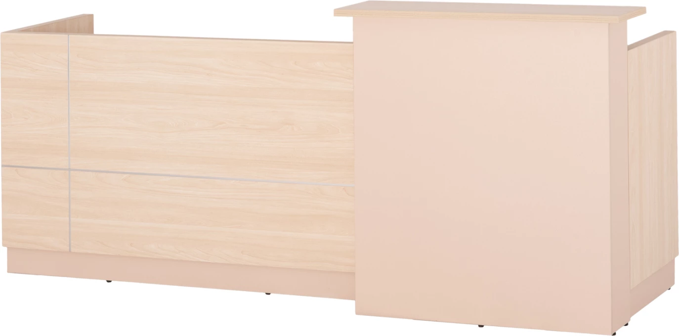 Tavolinë recepsioni DALTON FH2068.02 melaminë, sonama-bardhë, 240x80x106H cm