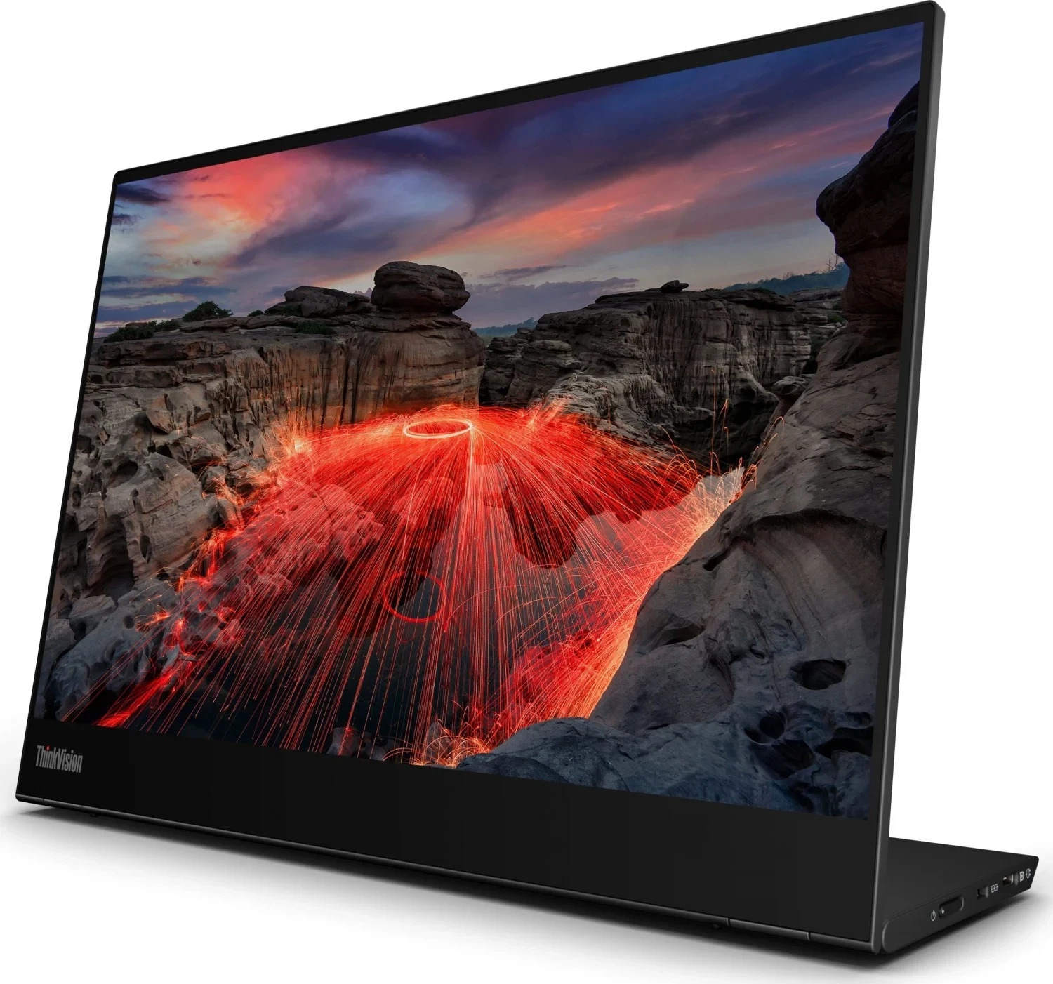 Monitor Lenovo ThinkVision 14 inç, IPS, 2240x1400, USB-C, zi