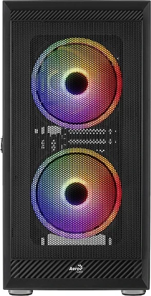 Kasë Aerocool PGS Graphite-G-BK-v2 FRGB, e zezë