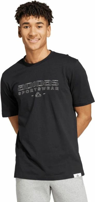 Maicë për meshkuj adidas, e zezë