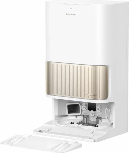 Robot fshesë me korent DREAME L40s Pro Ultra 19000Pa me stacion vetëpastrues, e bardhë