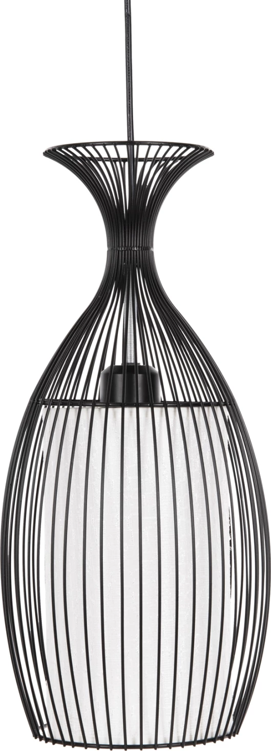 Llambë varëse tavani, metal i zi, FH4186, 20x20x131H cm