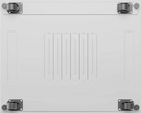 Kasë rack LANBERG 19 inch 15U 800x1000mm, ngjyrë hiri, derë perforuese LCD