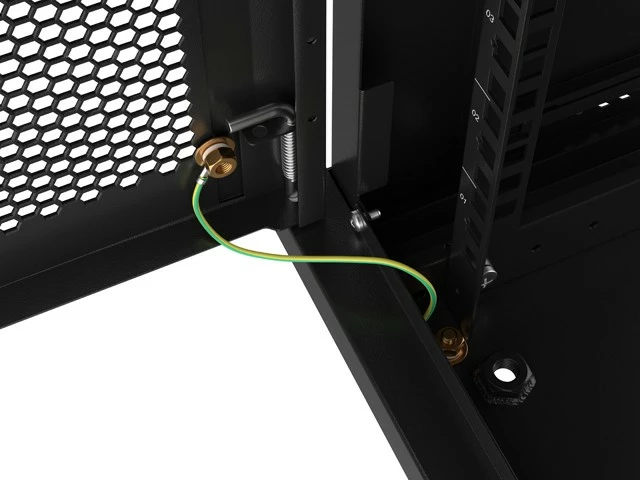 Kasë serveri Lanberg WF01-6404-23B, 4U, 19-inç, 600x450 mm, derë e perforuar, e zezë (flat pack)